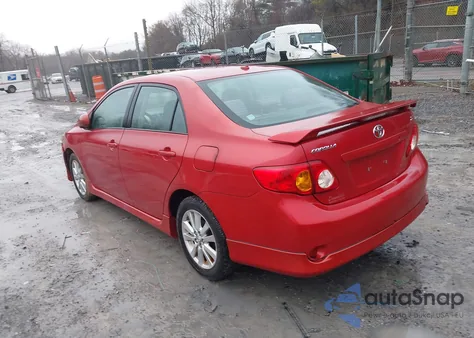 2009 Toyota Corolla S из США, поврежденный, VIN 2T1BU40E99C041200